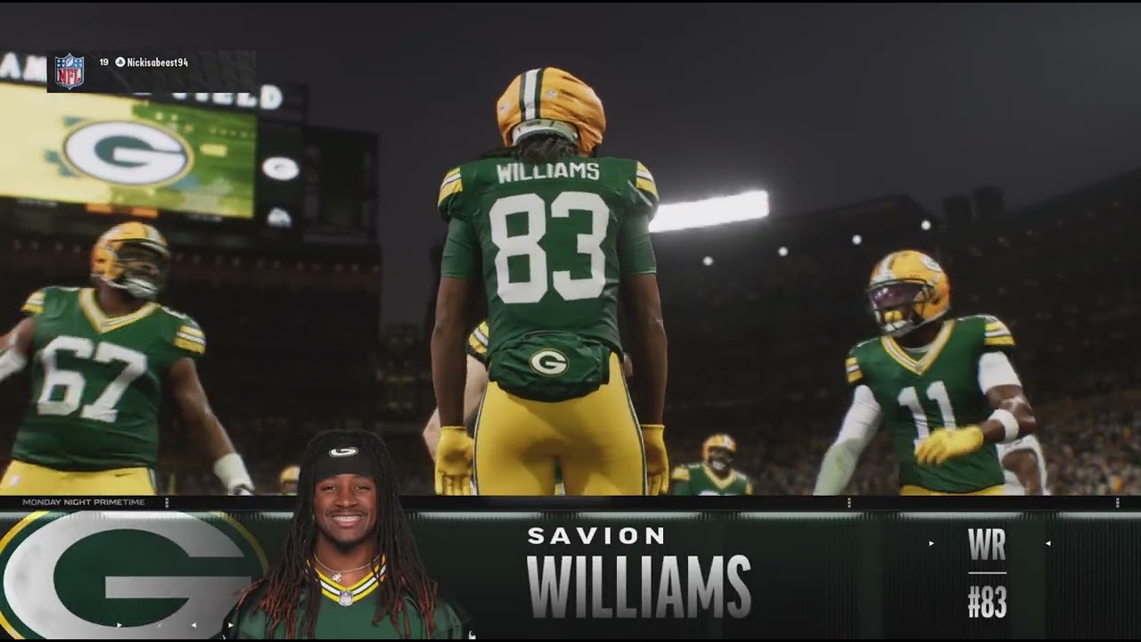 Madden 26 GreenBay Packers vs Eagle