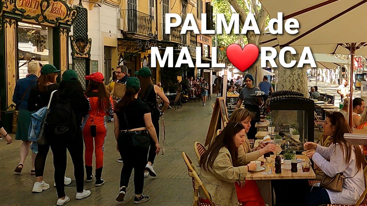 🇪🇦Feel the VIBE of PALMA de MALLORCA |  ONE of the MOST BEAUTIFUL cities of EUROPE | Spain 2024 4K