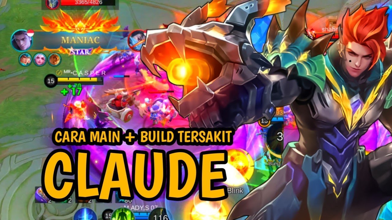 MANIAC BUILD CLAUD TERSAKIT 2026 MOBILE LEGENDS