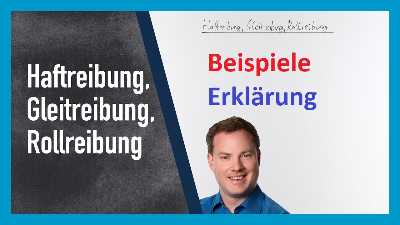 Haftreibung, Gleitreibung und Rollreibung
