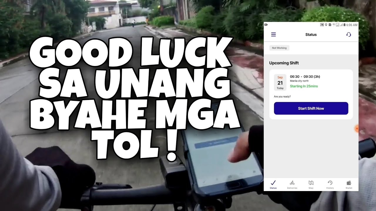 FOODPANDA BIKER/CYCLIST VLOG 036 | PARA SA UNANG BYAHE NYO MGA TOL | GOODLUCK!
