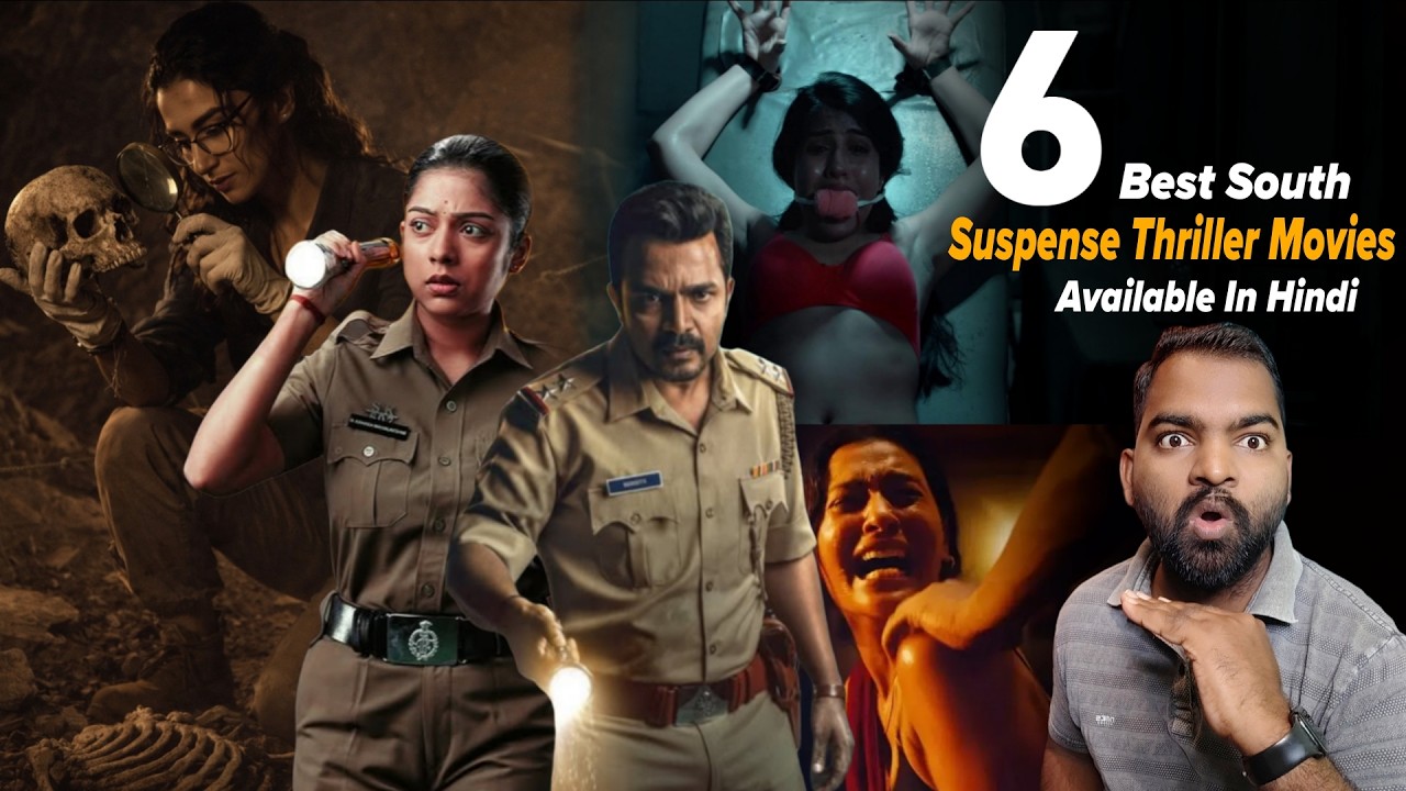 Top 6 Best South Suspense Thriller Movies Dubbed in Hindi (Part 1)