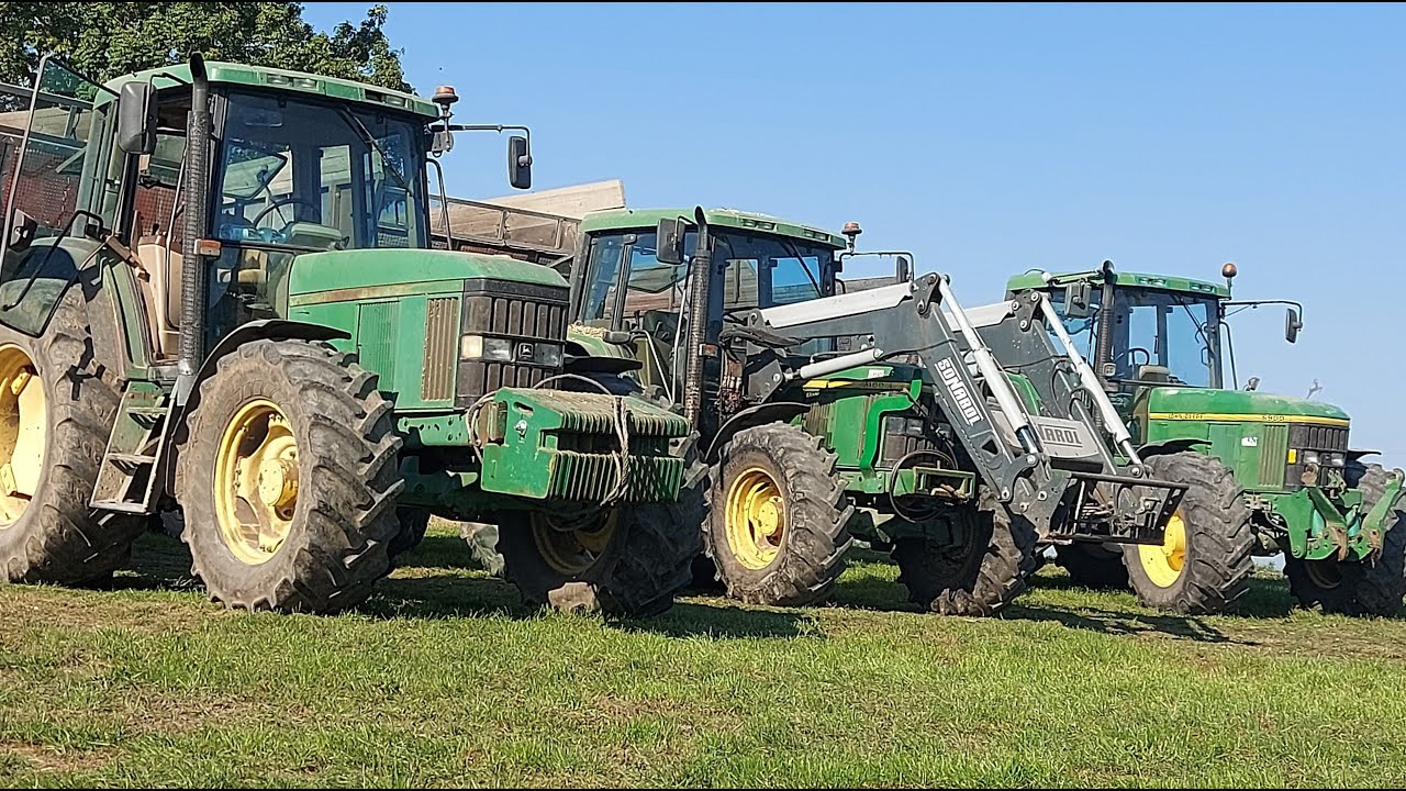 AKCJA KUKURYDZA NA KISZONKĘ Z NAJLEPSZĄ EKIPĄ! 3X JOHN DEERE 2X MF CASE IH CLAAS JAGUAR