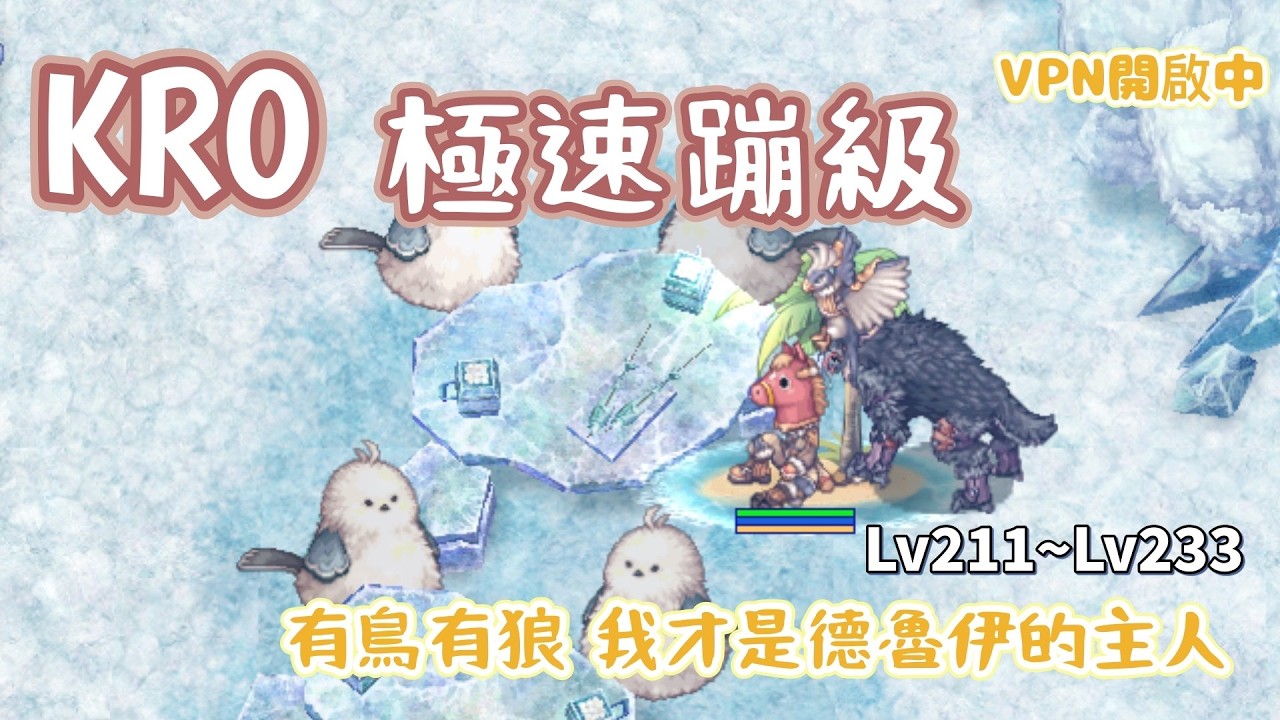 動物大集結(X) 風鷹狩獵者‬(O)！新技能：狂野步 體驗果凍的魅力｜ Lv211~XXX ｜KRO Ragnarok仙境傳說-韓服