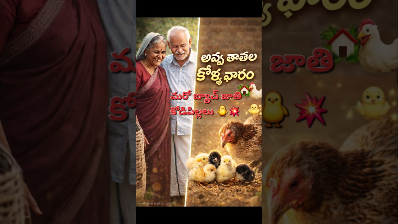 అవ్వ తాతల కోళ్ల ఫారం 🔥 మరో బ్యాచ్ జాతి కోడిపిల్లలు 🐥💥 #shorts #telugu #venkatagiri #youtube #viral
