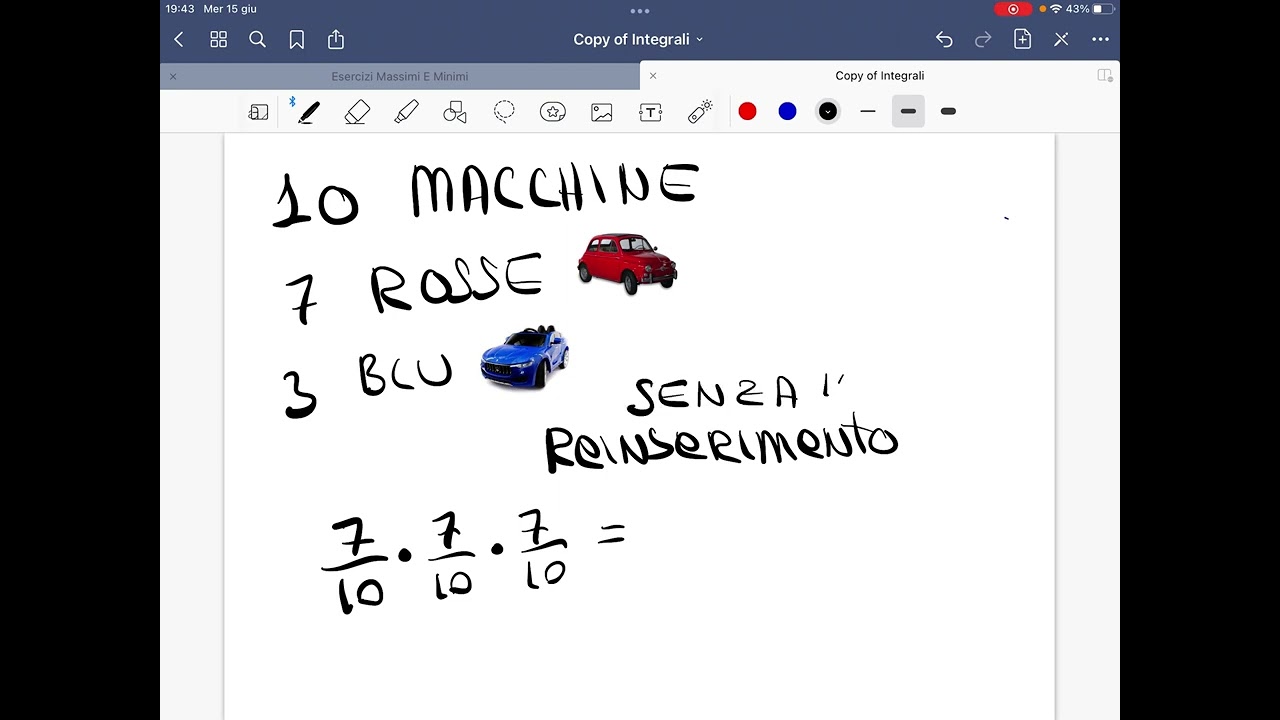 Probabilit&agrave; di estrazione con reinserimento e senza reinserimento