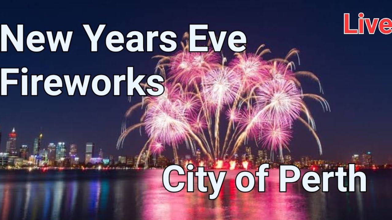 New Year's Eve Fireworks Perth Australia #fireworks #Live #NYE #perth