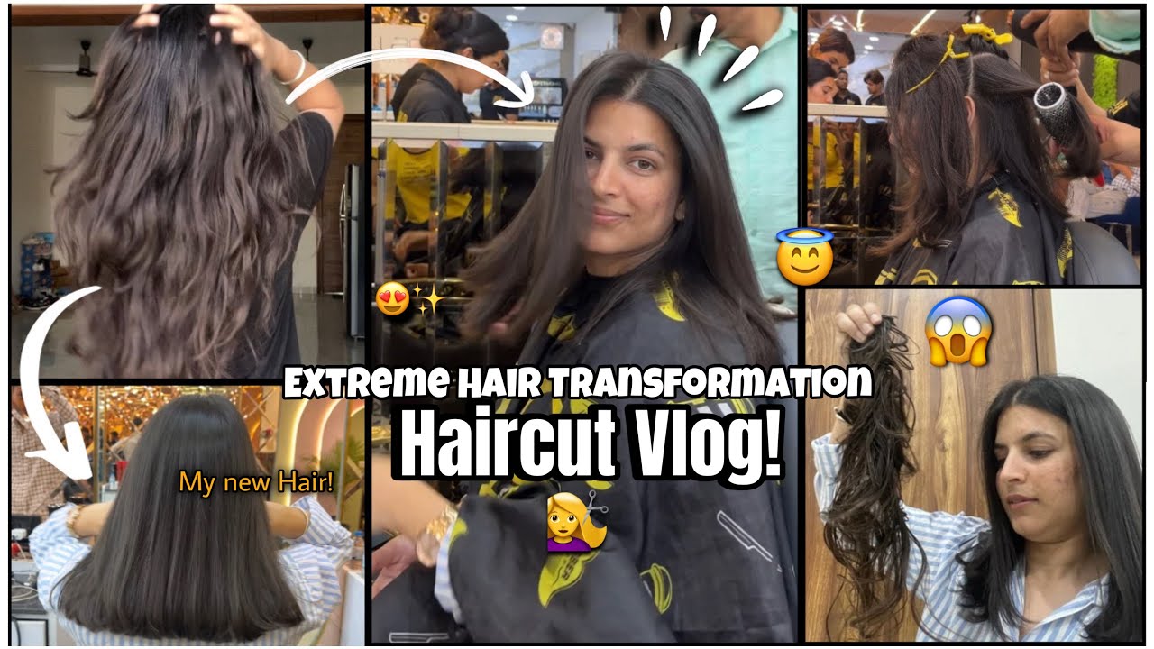Extreme Hair Transformation💇‍♀️ Long to Short Haircut😱 My new Hair🎀✨|Mitali Sharma