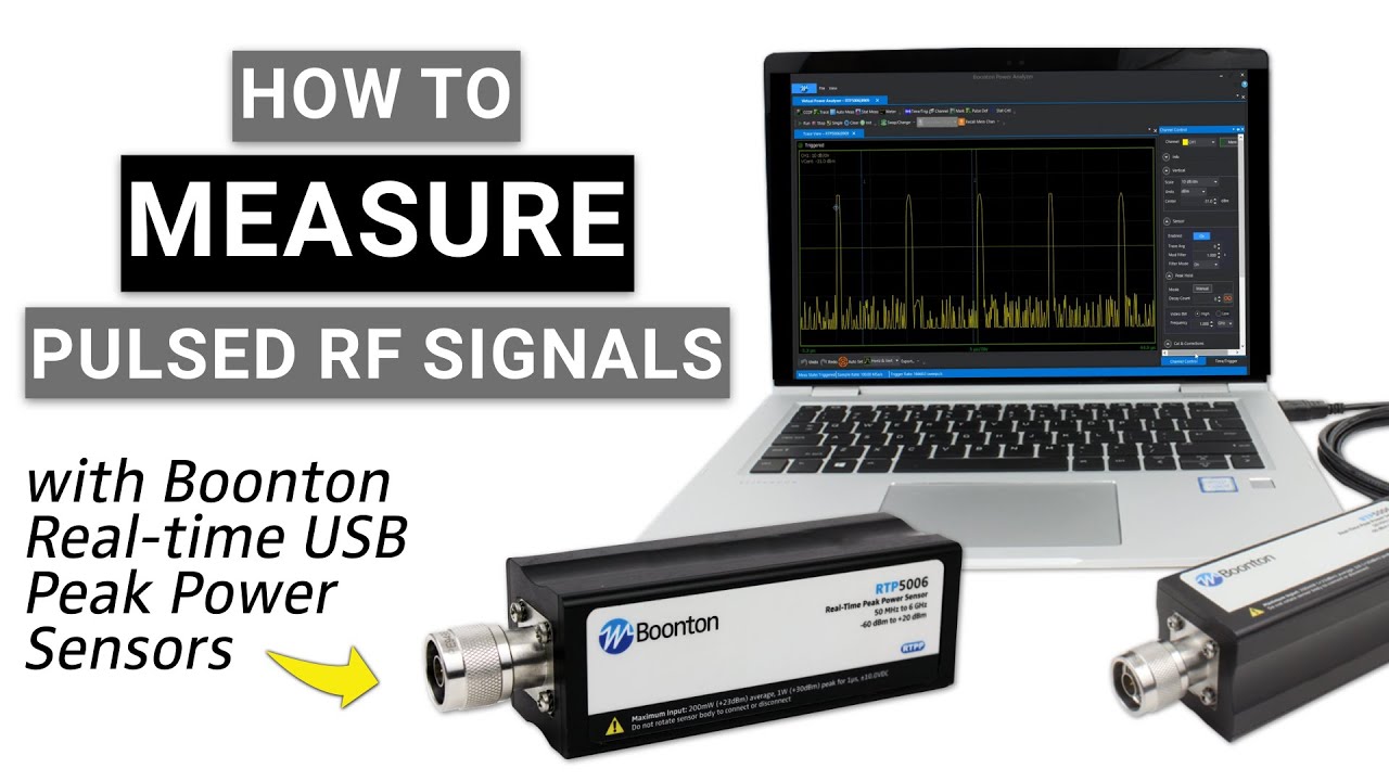 How to Measure Pulsed RF Signals with Boonton Peak Power Sensors