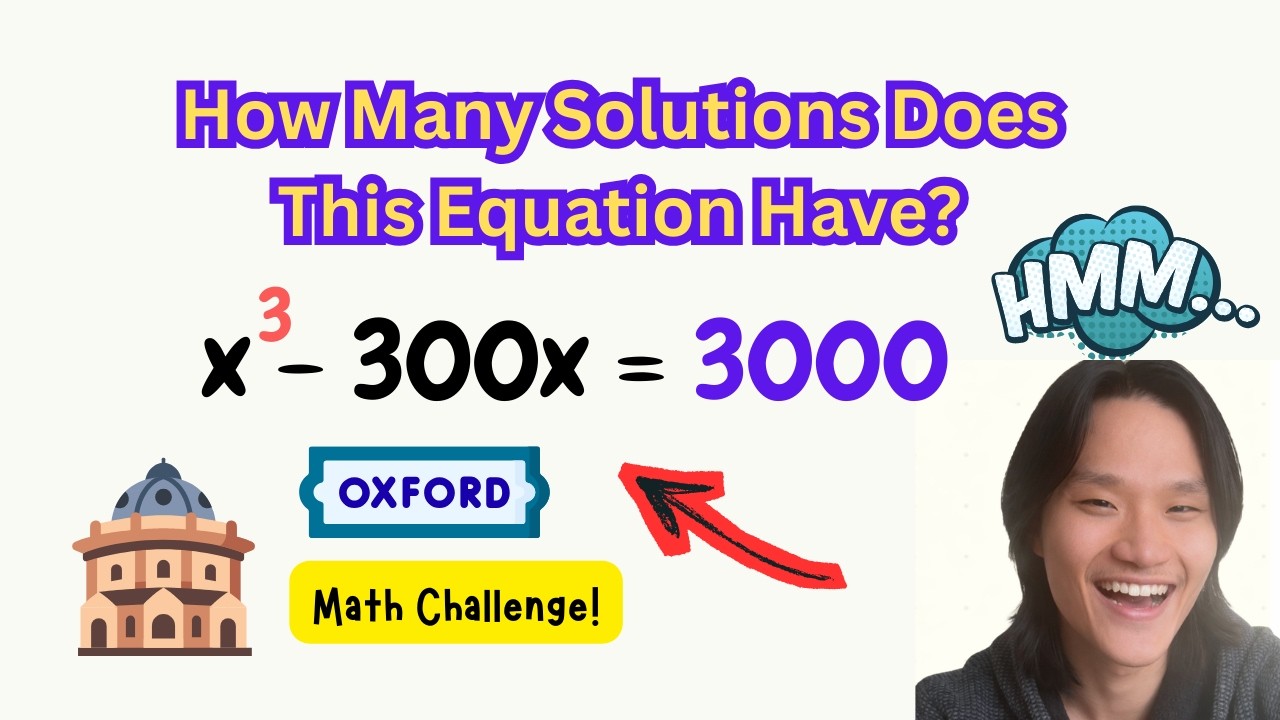 Can You Figure Out This Oxford University Math Puzzle?