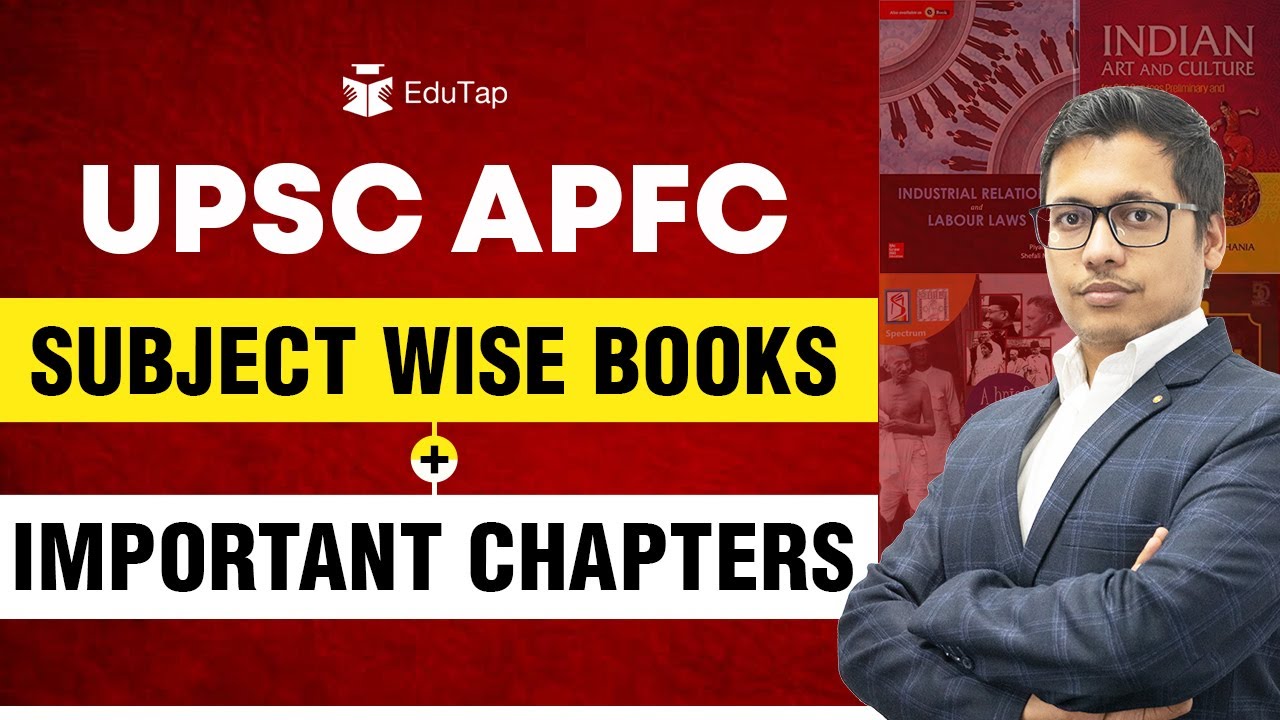 UPSC APFC booklist | APFC Exam Best Books | UPSC EPFO APFC Syllabus & Books | EPFO APFC Recruitment