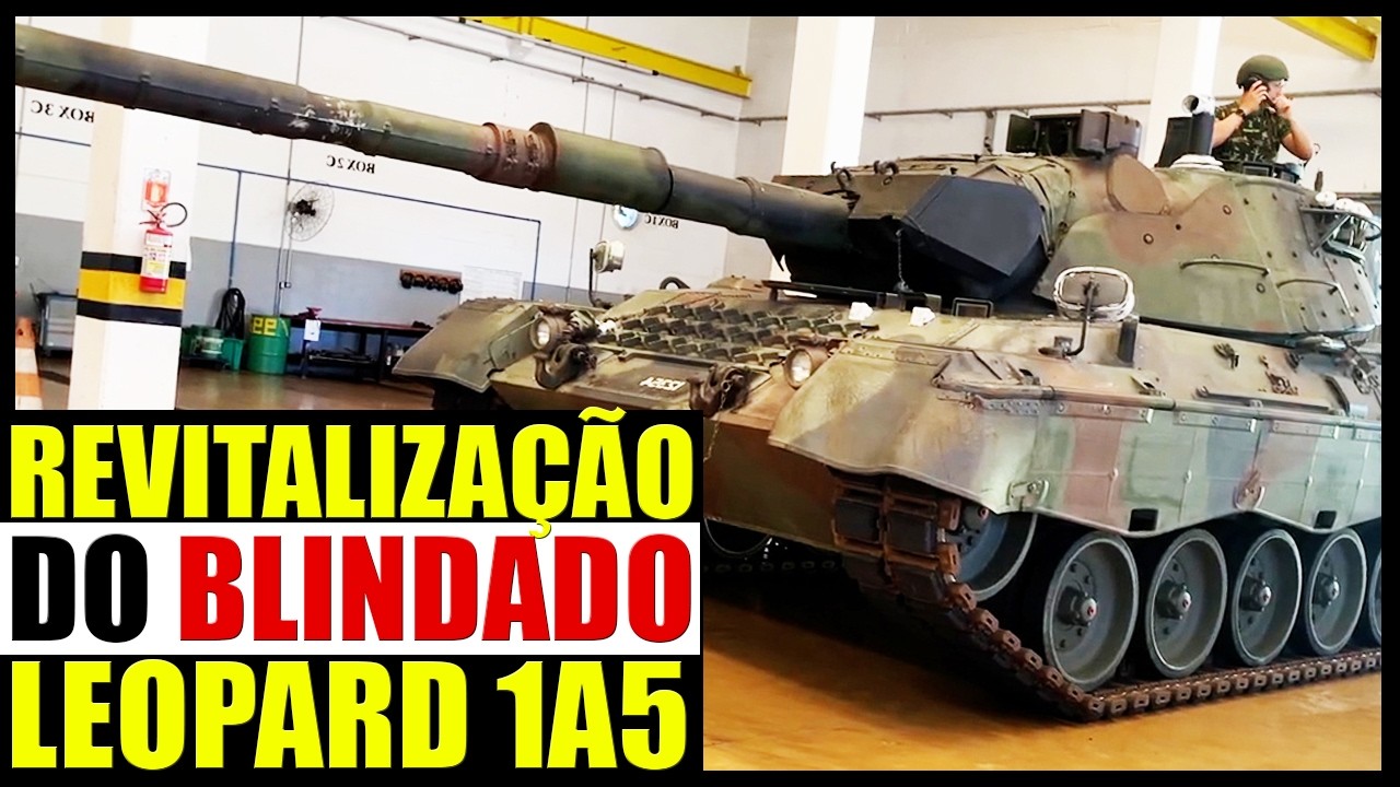 Projeto de Revitalização de Carros de Combate Leopard 1 A5 | Blindado Leopard 1a5 | SCBR