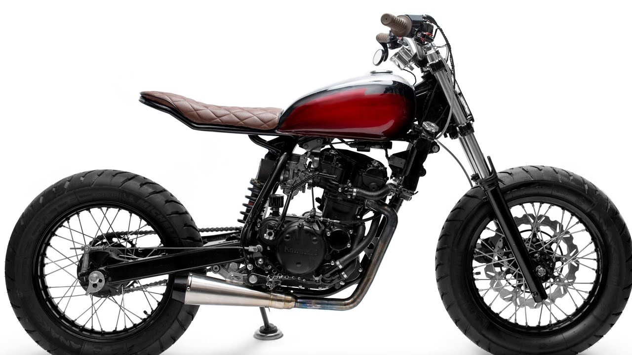 Kawasaki street tracker build time lapse