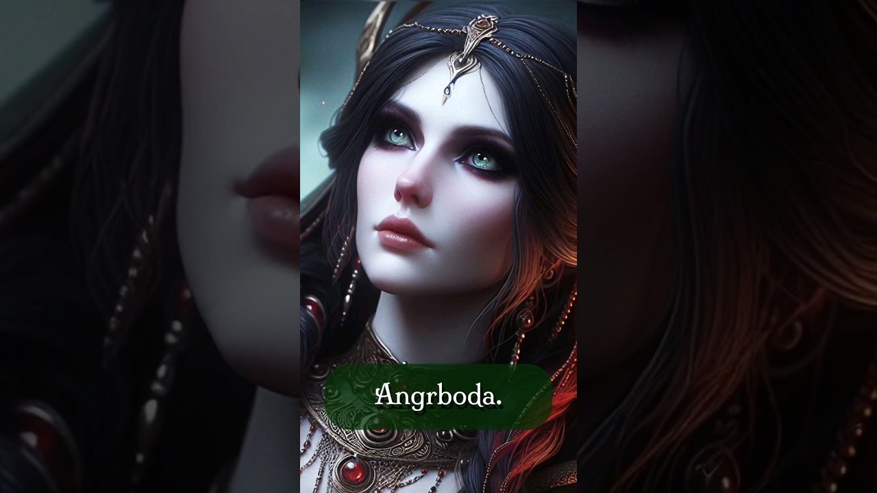 The Mother of All Monsters, Angrboda #norse #mythology #loki