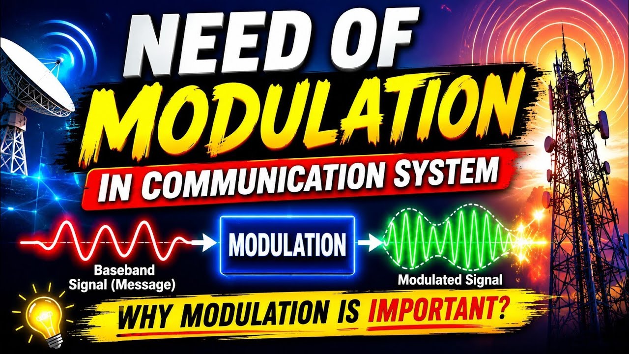 Need of Modulation | Communication System | Full Concepts in Hindi