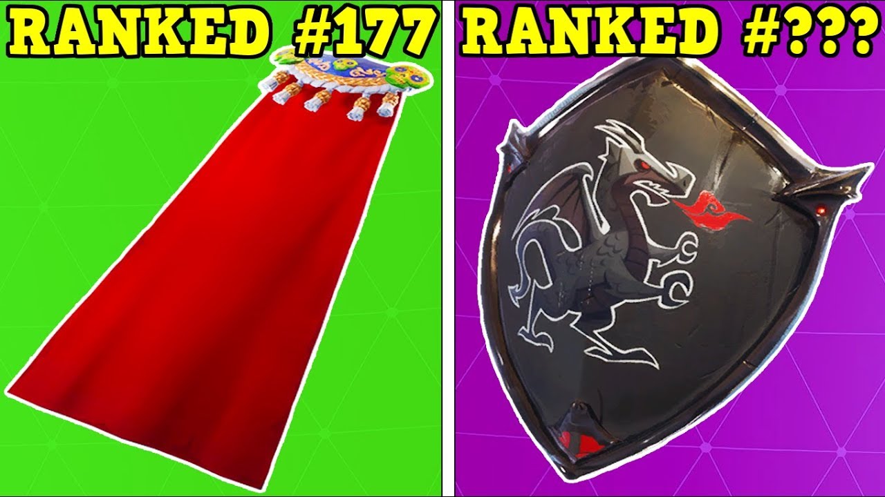 RANKING EVERY BACKBLING FROM WORST TO BEST! (186 Backblings!) | Fortnite Battle Royale!)