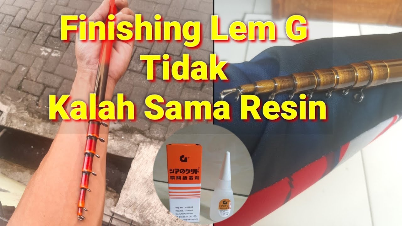 Pasang mamarit menggunakan lem G