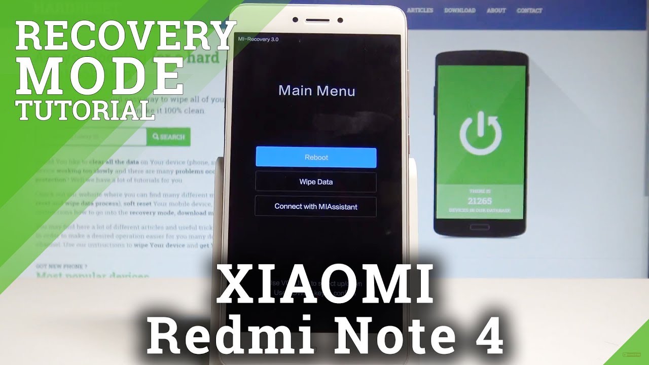 Как загрузиться в режим восстановления на XIAOMI Redmi Note 4 &mdash; руководство по восстановлению MI ...