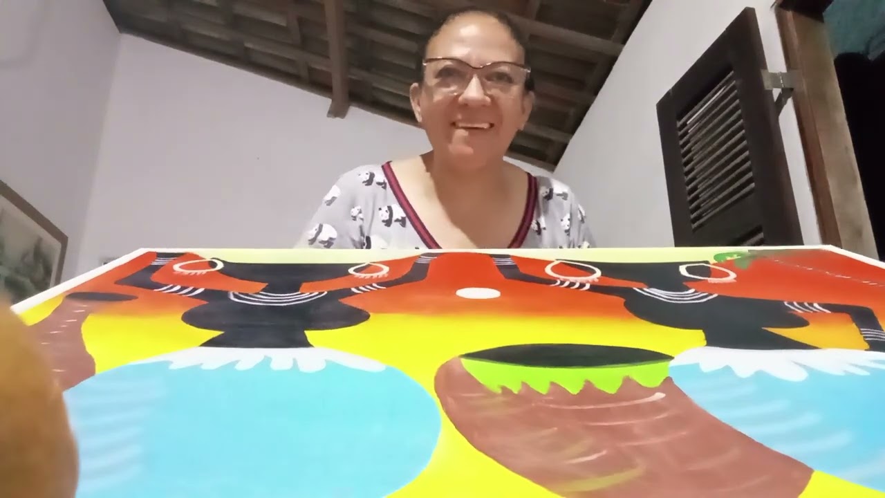 ARTE EM TELA.UM LINDO 🖼️