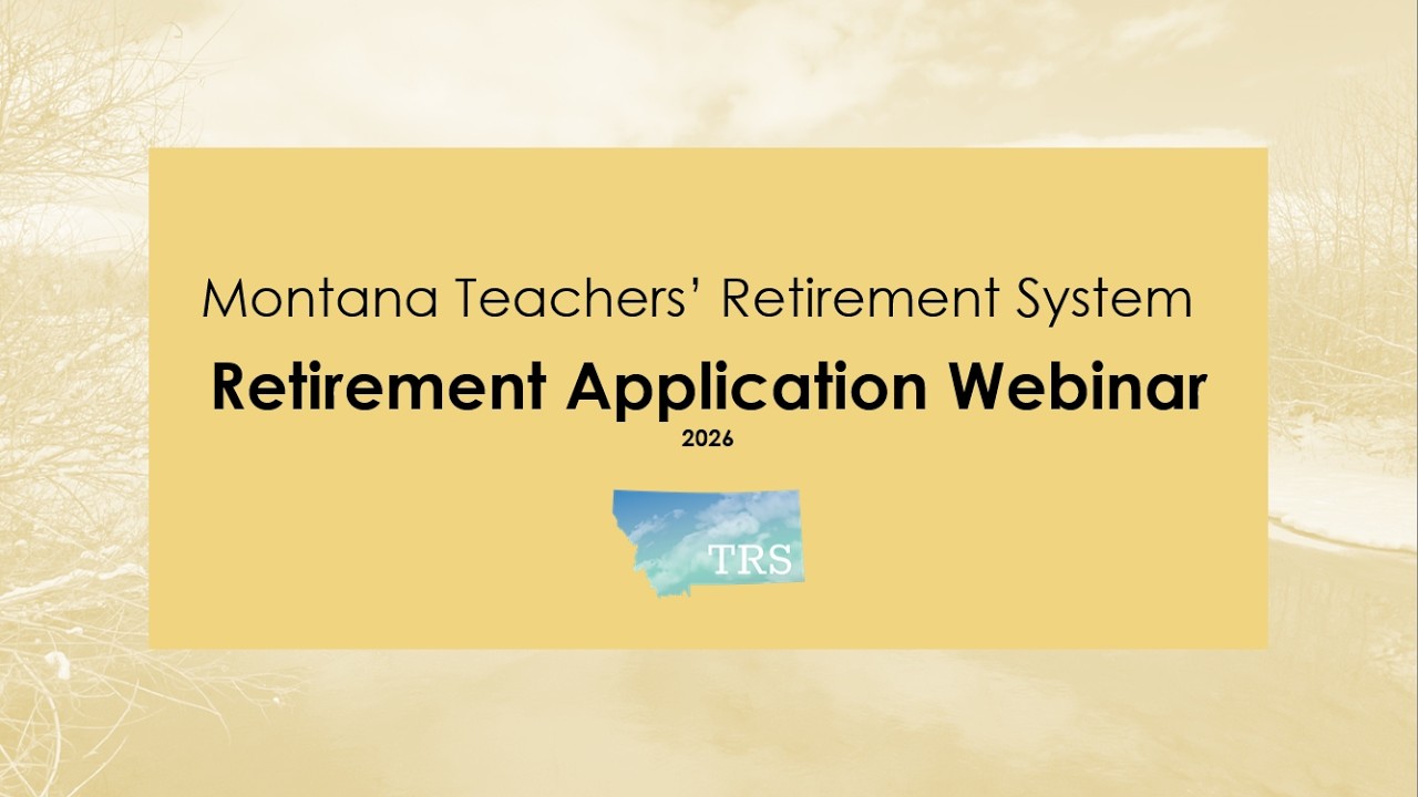[2026] Webinar: Completing the TRS Retirement Application Packet
