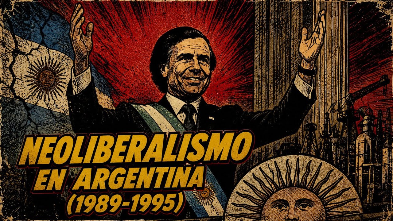 NEOLIBERALISMO EN ARGENTINA (1989-1995)- HISTORIA ILUSTRADA // Huellas de la Historia
