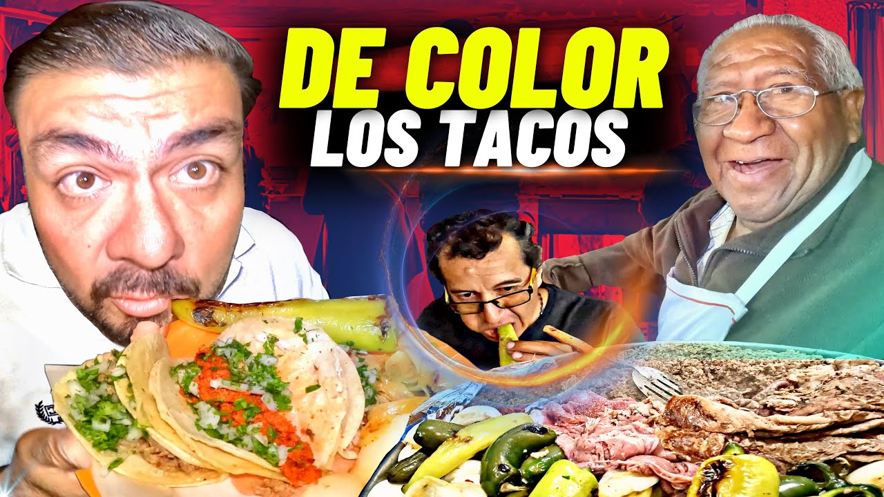 ser&aacute;n estos TACOS de COLOR.. los mejores de INDEPENDENCIA 🇲🇽