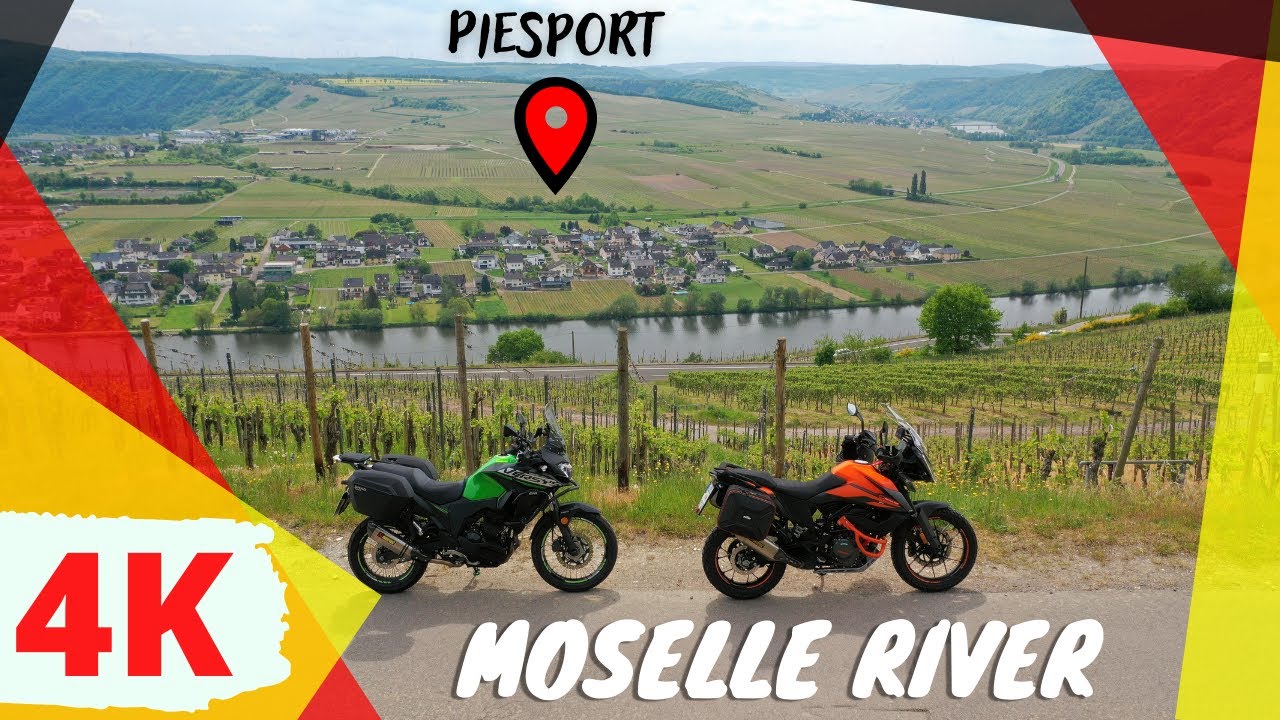 EPIC Mosel Valley Germany with my Kawasaki Versys and KTM Adventure, Amazing Curvy Roads!