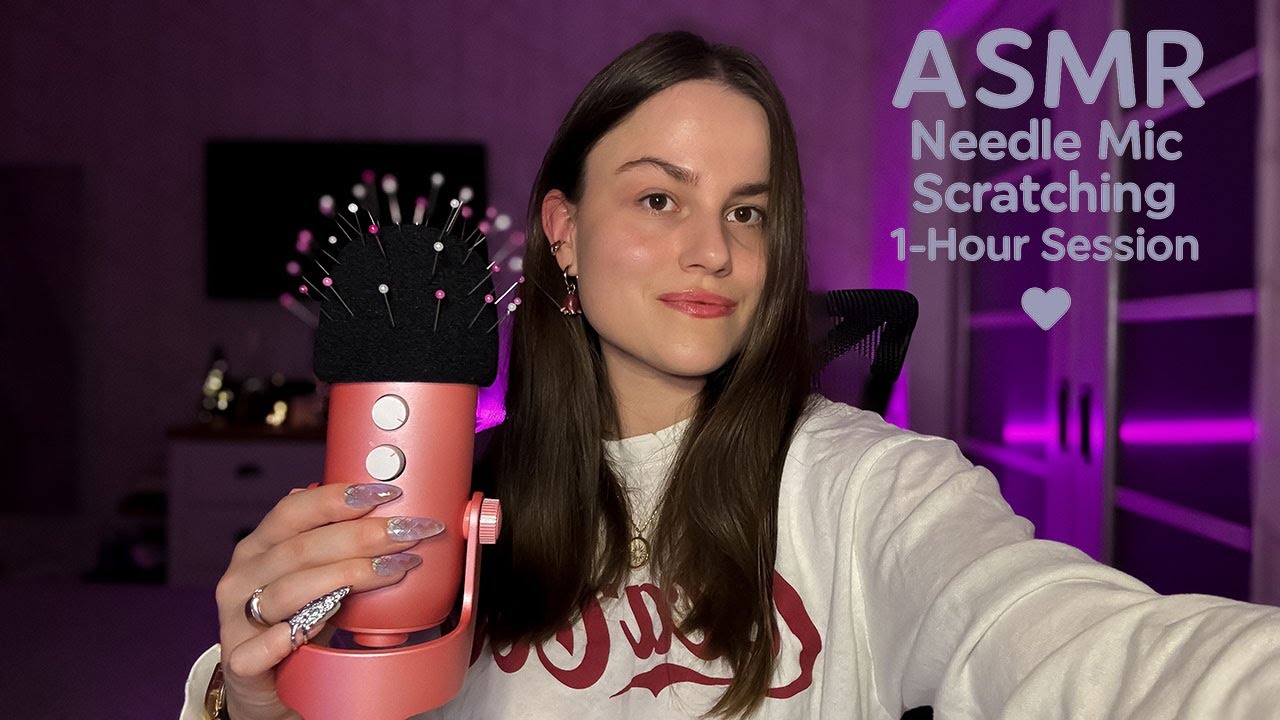 ASMR 😵‍💫 Insanely Tingly Needle  🪡  Scratching for 1 Hour 🎧 No Talking, Just Pure Mic Sounds 😴