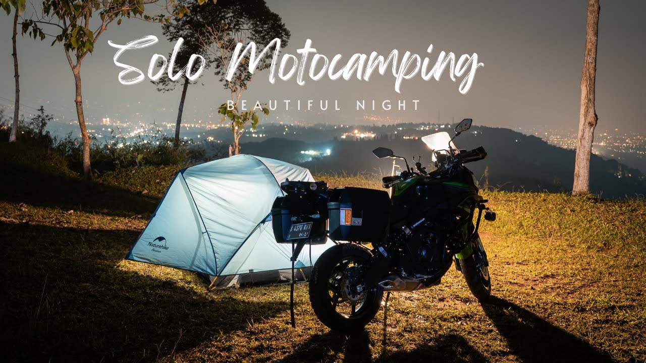 SOLO MOTOCAMPING DI PUNCAK - KAWASAKI VERSYS 650 2022 - ASMR