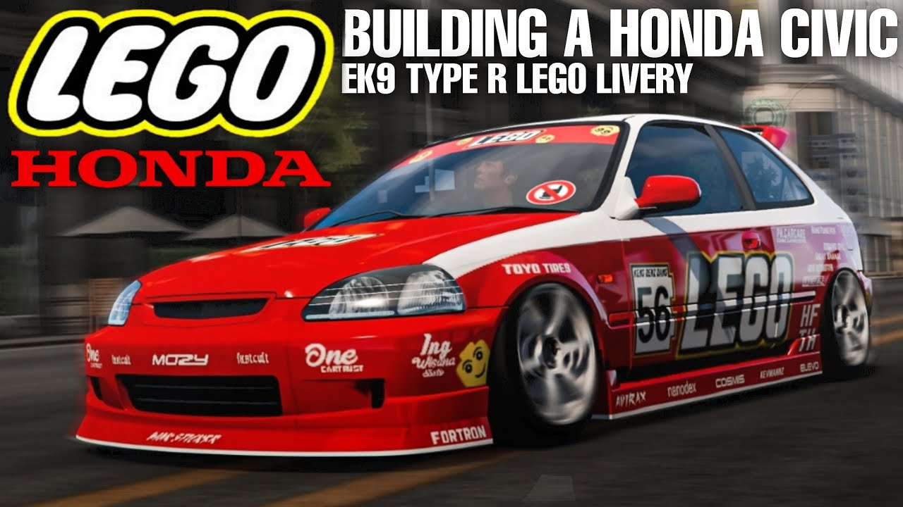 Building A Honda Civic EK9 Lego Livery | Car Parking Multiplayer 2