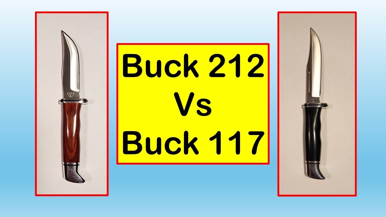 SHORT OR LONG BLADE?  The Buck 212 Vs The Buck 117 Fixed Blade Knife