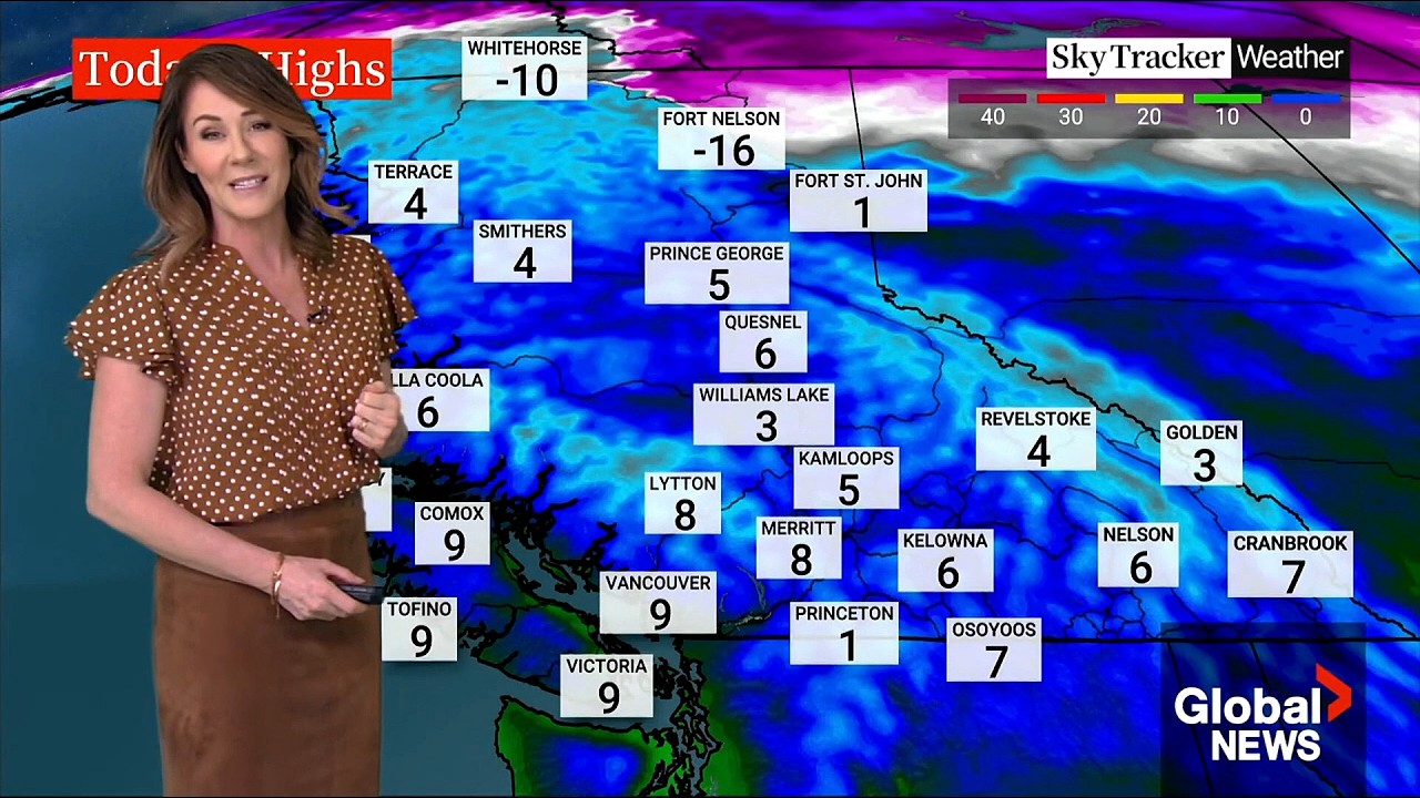 Kristi Gordon - Global BC - Weather - Monday, February 9, 2026.