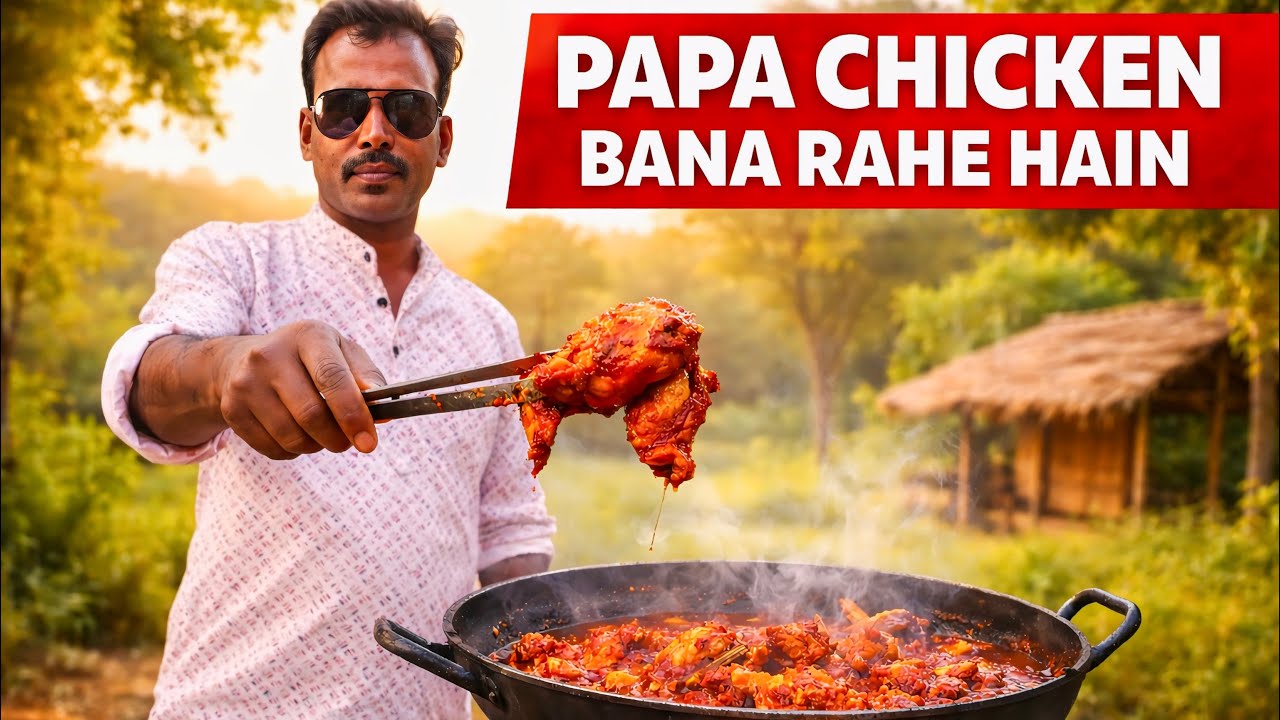 Papa chicken Bana rahe hain 😋￼#youtubevideo #jharkhand #vlog #ytviral #ytviralvideo 