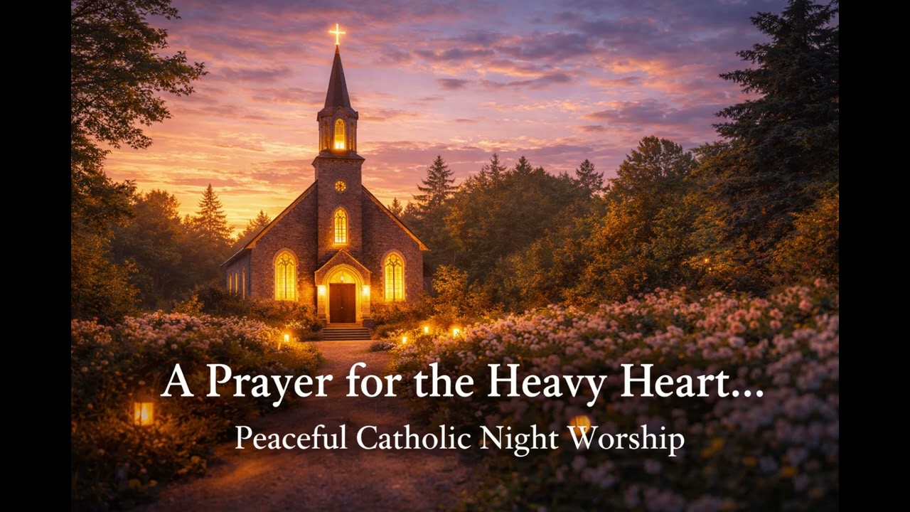 A Prayer for When You Feel Overwhelmed 🙏 Peaceful Catholic Night Worship