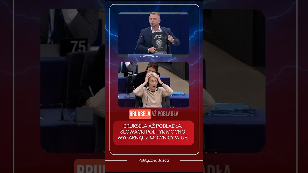 BRUKSELA AŻ POBLADŁA. SŁOWACKI POLITYK MOCNO WYGARNĄŁ Z M&Oacute;WNICY W UE