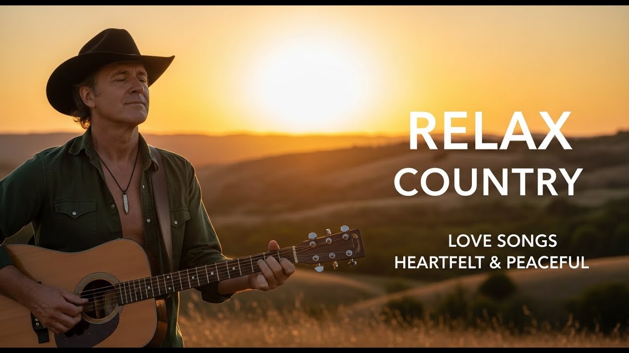 Relax Country Music at Sunset 🤠 Soft Acoustic Love Songs