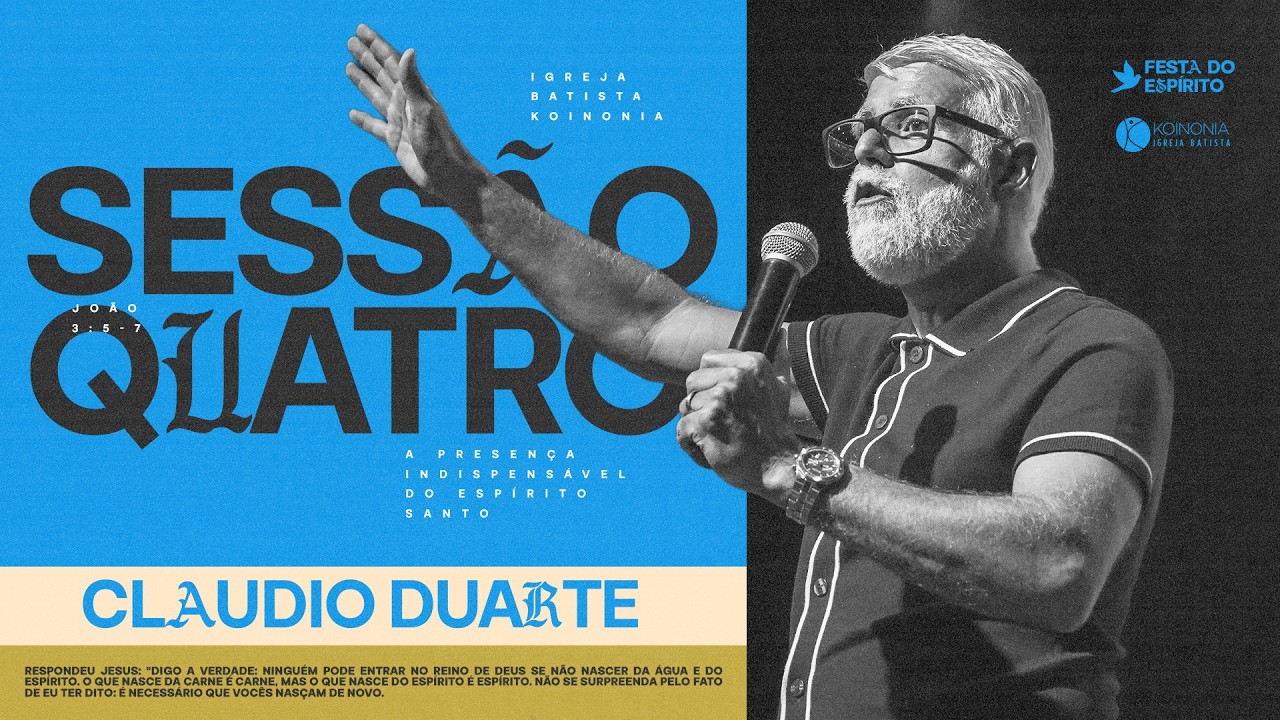ÚLTIMA SESSÃO com CLAUDIO DUARTE | FESTA DO ESPÍRITO 2026 | BATISTA KOINONIA