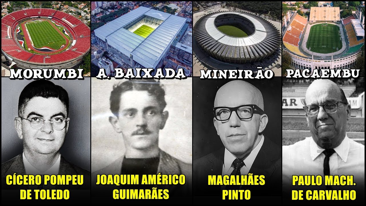 Quem são as pessoas que DÃO NOME aos Estádios?