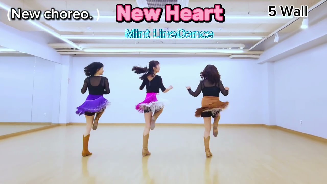 (새안무)New Heart LineDance  # Improver #SunnySon(KOR) # New Heart-Crash Adams