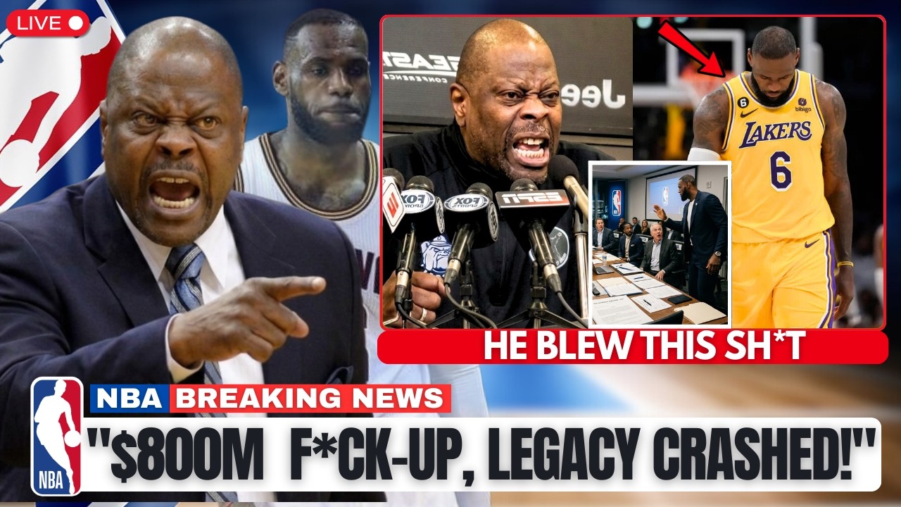 Patrick Ewing HUMILIATES LeBron On TV — That $800 Million Deal Would've Saved His Legacy!