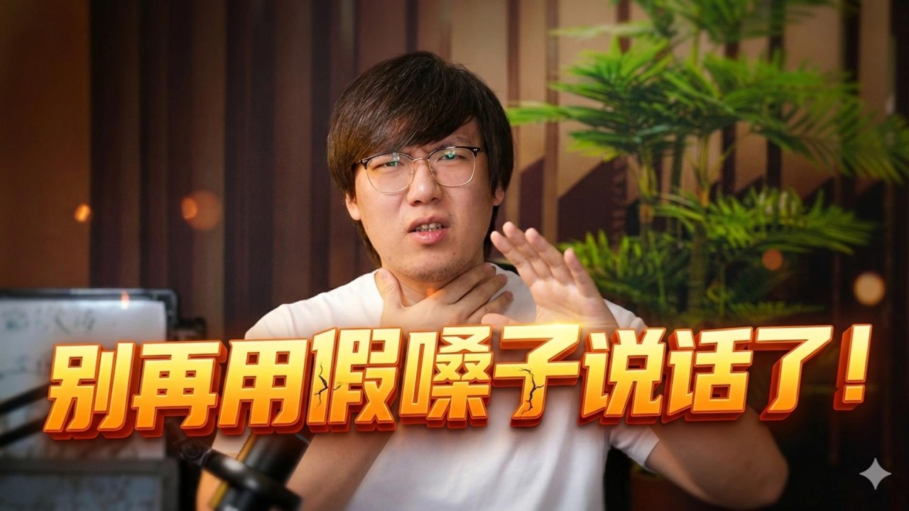 从喉咙紧绷到松弛复位：1分钟找到嗓音锚点！
