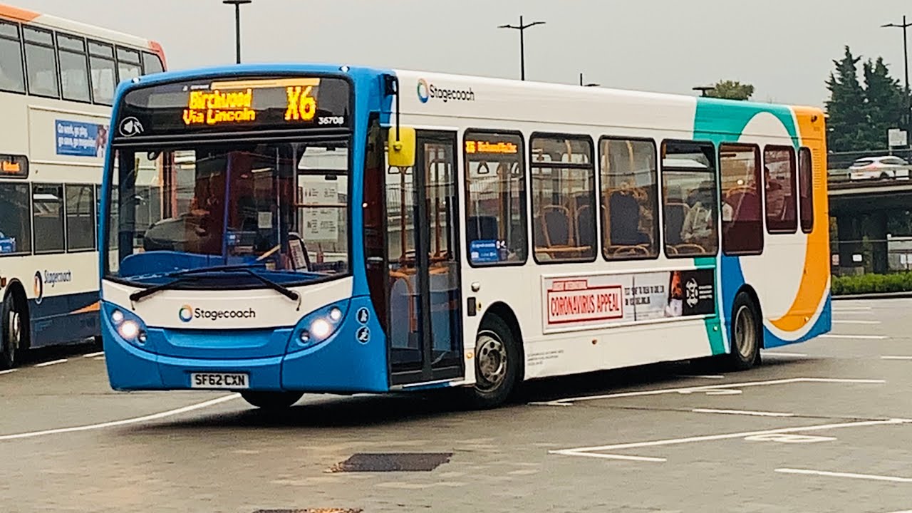 Stagecoach Bus Lincoln 36708 On X6 From Lincoln To Birchwood