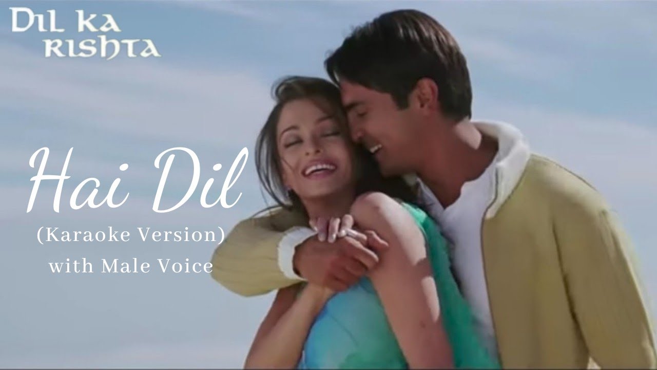 Hai Dil (Karaoke) with Male Voice|Dil Ka Rishta|Alka Yagnik, Kumar Sanu
