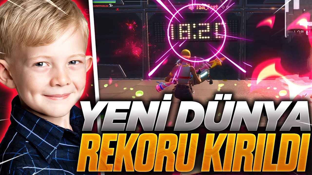 18:20 YENİ DÜNYA REKORU KIRILDI !! OHAA IŞIK HIZI EDİTLE OYUN BOZULDU !! ( Fortnite Battle Royale )