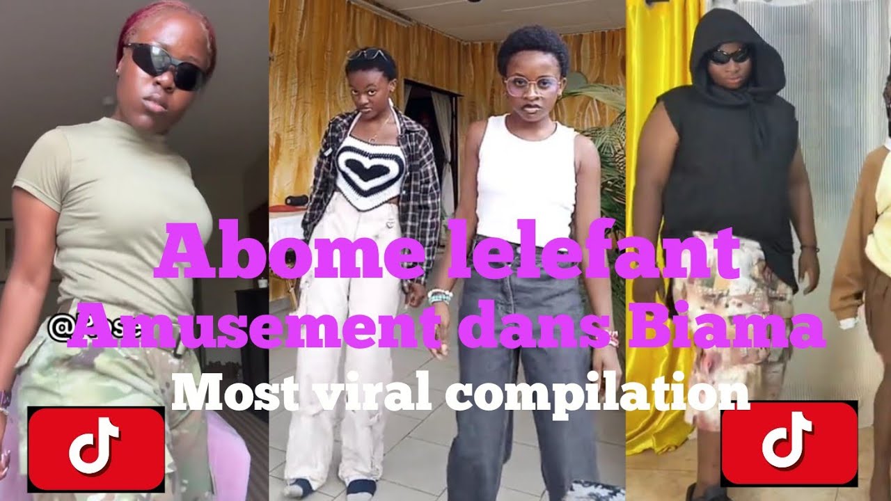 Amusement dans Biama- Nouveau Challenge Tiktok Dance by Abome Lelefant  ‎⁨@abomelelefant4100⁩   ■■