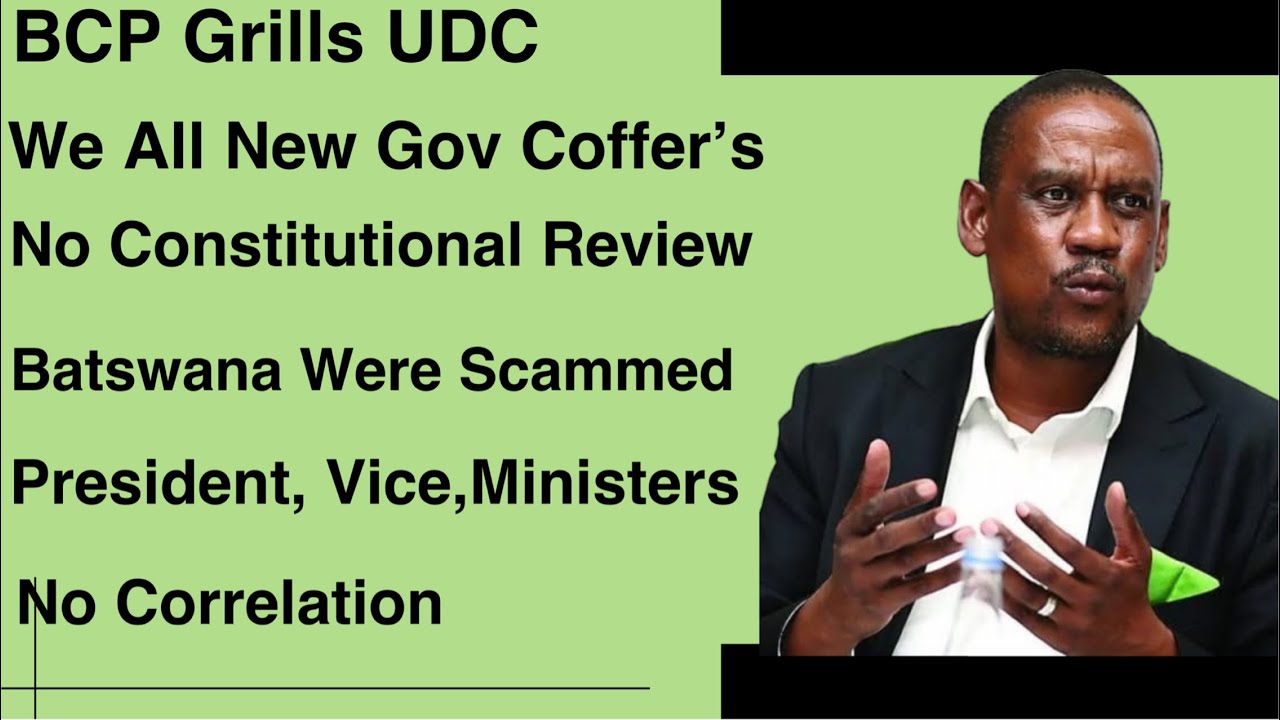 Batswana Were Scammed By The UDC Through Manifesto - Saleshando 