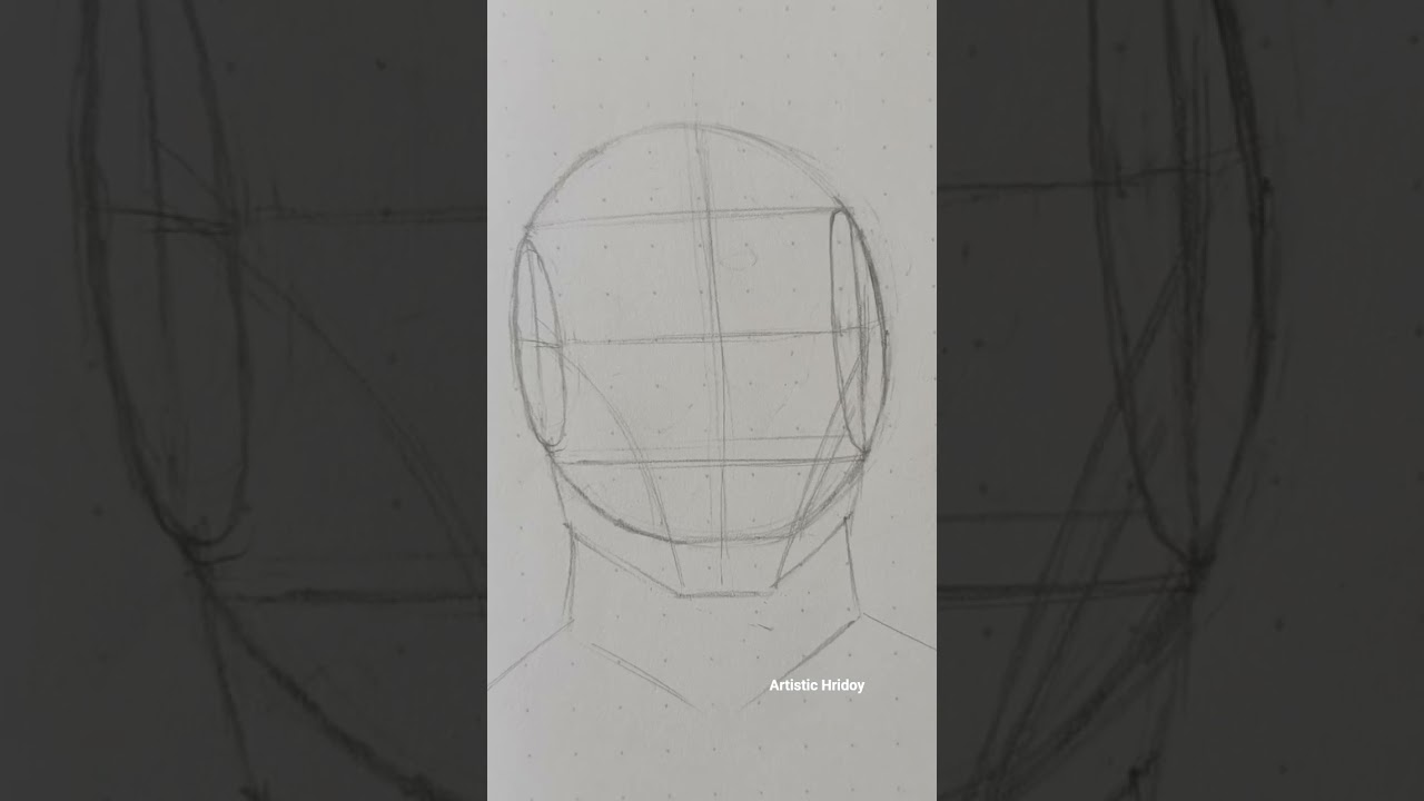 Donald Trump portrait drawing for  beginner | Artistic Hridoy #shorts #drawing #painting #art #draw