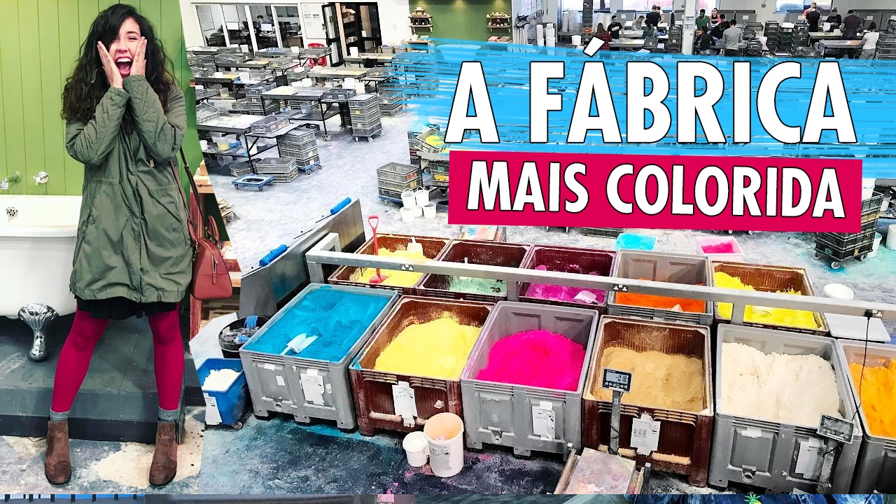 #VlogDaBru - Como é a fábrica da LUSH em Pool?