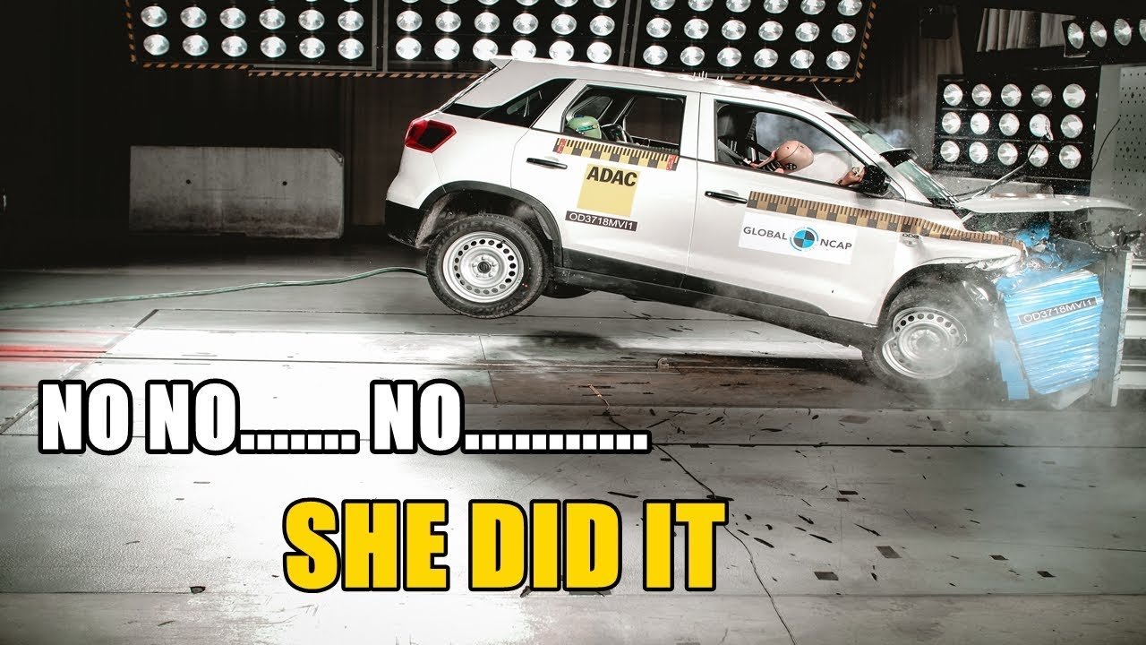 Vitara brezza Global NCAP crash test 2018