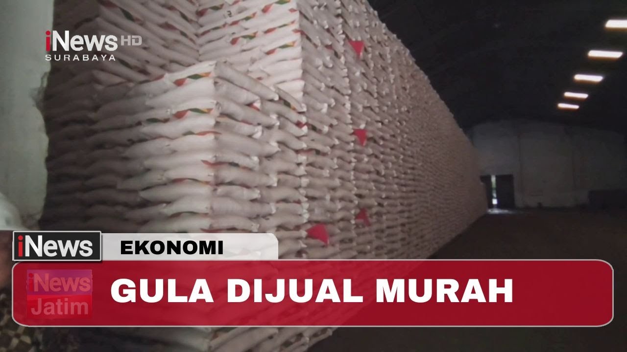 Ribuan Ton Gula Menumpuk, Pabrik Terpaksa Jual Murah Rp14.500 per Kg